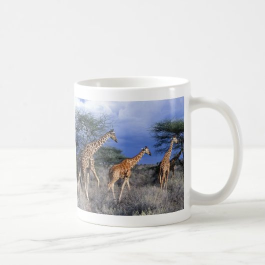 Tasse Giraffen Gruppe コーヒーマグカップ (右)
