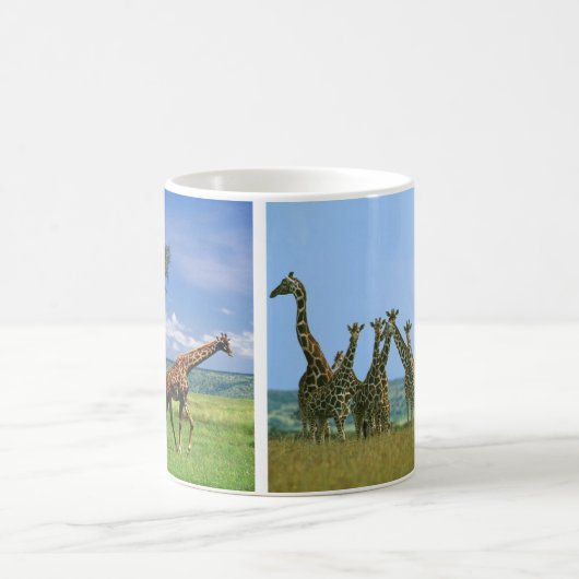 Tasse Giraffen Herde コーヒーマグカップ (中央)