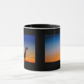 Tasse Giraffen Sonnenuntergang マグカップ (中央)