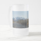 Tasse Highway in Alaska フロストグラスビールジョッキ (正面左)