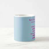 tasse humour "après 50 ans" コーヒーマグカップ (中央)