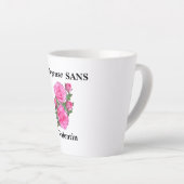 tasse humour "joyeuse sans Valentin" カフェラテマグ (右アングル)