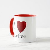 Tasse I love Coffee マグカップ (正面左)