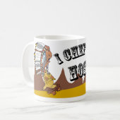 Tasse Indianerhäuptling Motiv: I Chef -  Du nix! コーヒーマグカップ (正面左)