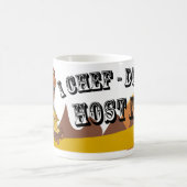 Tasse Indianerhäuptling Motiv: I Chef -  Du nix! コーヒーマグカップ (中央)