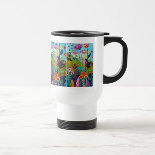 Tasse Inspirante pour Travail et Voyage" トラベルマグ (右)