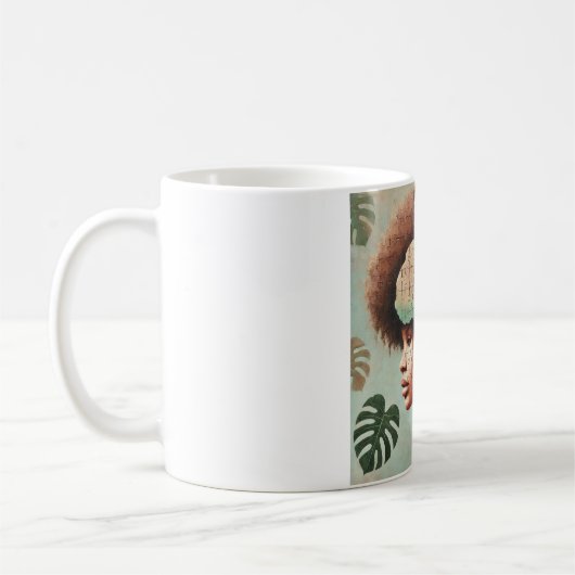 tasse inspiration tableau acrylique コーヒーマグカップ (左)