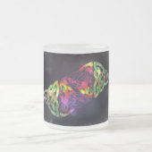 Tasse, keltischer Knoten, Irland, bunt フロストグラスマグカップ (中央)
