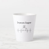 Tasse la pause s'impose カフェラテマグ (正面)
