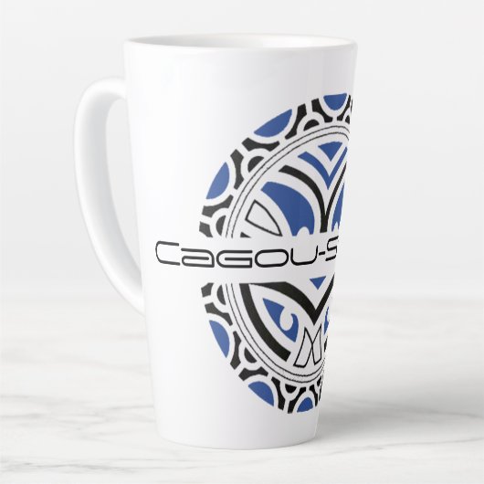 Tasse latte Cagou-Style カフェラテマグ (左アングル)