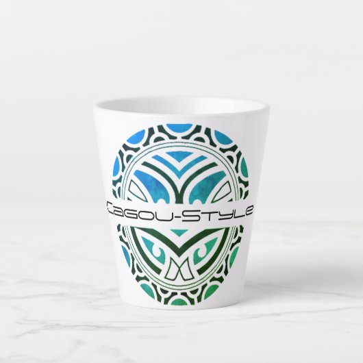 Tasse latte Cagou-Style カフェラテマグ (正面)