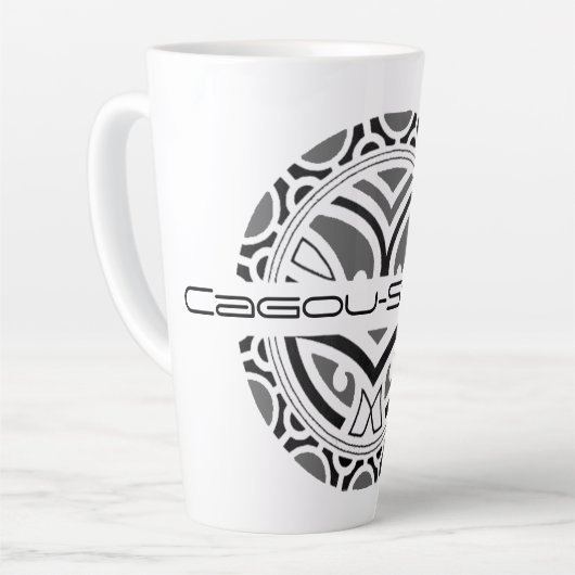 Tasse latte Cagou-Style カフェラテマグ (左アングル)