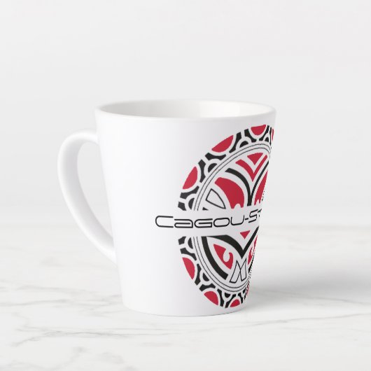 Tasse latte Cagou-Style カフェラテマグ (左アングル)