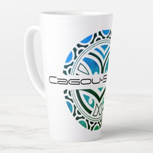 Tasse latte Cagou-Style カフェラテマグ (左アングル)