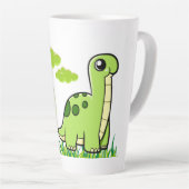 Tasse  Latte Dinosaure  カフェラテマグ (右アングル)