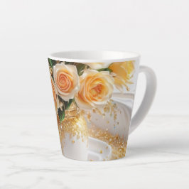 Tasse latte Fleurs カフェラテマグ