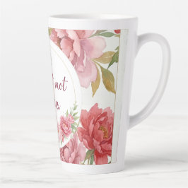 Tasse latte florale Petit mot doux カフェラテマグ