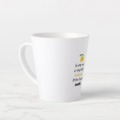 Tasse latte good energy カフェラテマグ (左アングル)