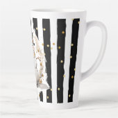 Tasse Latte Groß Snowman and Stripes Var01 カフェラテマグ (右)