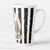 Tasse Latte Groß Snowman and Stripes Var06 カフェラテマグ (右)