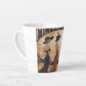 Tasse latte Metropolitan Art Nouveau カフェラテマグ (左アングル)