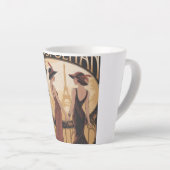 Tasse latte Metropolitan Art Nouveau カフェラテマグ (右アングル)