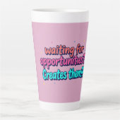 Tasse latte motivation カフェラテマグ (正面)