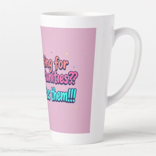 Tasse latte motivation カフェラテマグ (右)