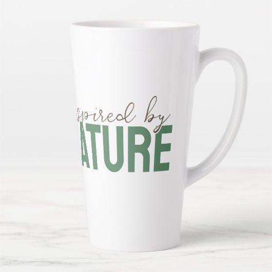 Tasse latte Nature k カフェラテマグ (右)