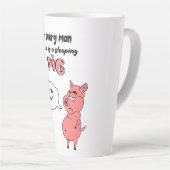 Tasse Latte Ronchon le cochon カフェラテマグ (右アングル)