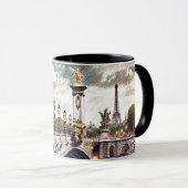 Tasse, le pont Alexandre III à Paris マグカップ (正面右)