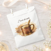 Tasse l'encre du matin フェイバーバッグ (クリップ留めされた状態)