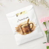 Tasse l'encre du matin フェイバーバッグ (封をした状態)