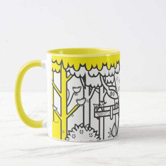 Tasse,l'Harmonie de la Nature dans Chaque Gorgée マグカップ (左)