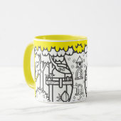 Tasse,l'Harmonie de la Nature dans Chaque Gorgée マグカップ (正面左)