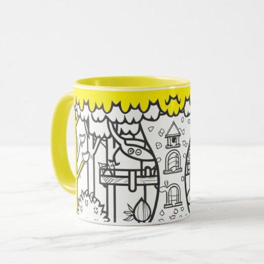 Tasse,l'Harmonie de la Nature dans Chaque Gorgée マグカップ (正面左)