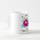 Tasse Licorne, Je peux pas, j'ai aquaponey コーヒーマグカップ (正面左)