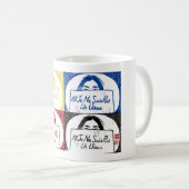 Tasse - Linogravure - Je ne suis pas un virus コーヒーマグカップ (正面右)