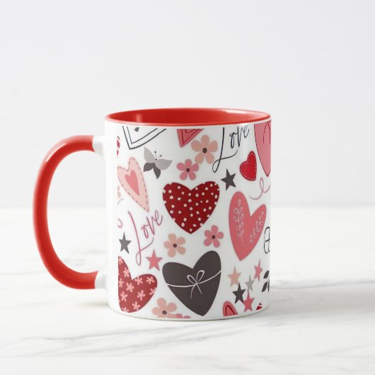 Tasse Love マグカップ (左)