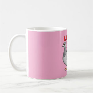 Tasse „Love for the Underdogs“ – Stadttauben-Motiv コーヒーマグカップ