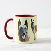 tasse malinois マグカップ (左)