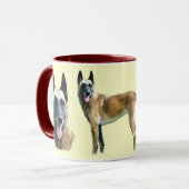 tasse malinois マグカップ (正面左)