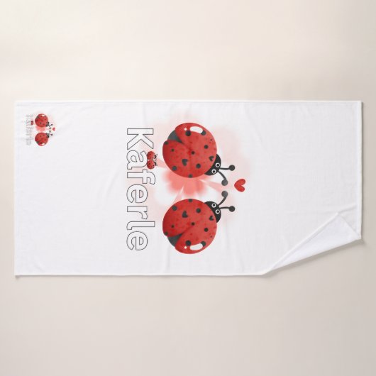 Tasse Marienkäfer バスタオル (バスタオル)