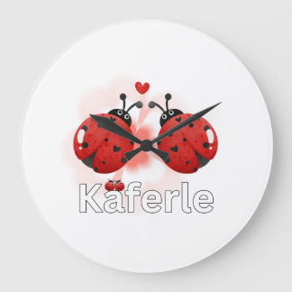 Tasse Marienkäfer ラージ壁時計