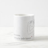 Tasse minimaliste citation コーヒーマグカップ (中央)