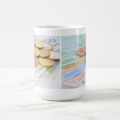 Tasse mit Euro Scheinen und Münzen コーヒーマグカップ (中央)