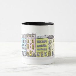 Tasse mit Häusern マグカップ
