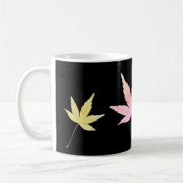 Tasse mit Herbstlaub コーヒーマグカップ