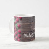 Tasse mit Himbeeren Motiv コーヒーマグカップ (正面左)