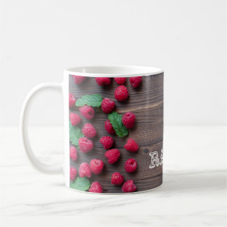 Tasse mit Himbeeren Motiv コーヒーマグカップ